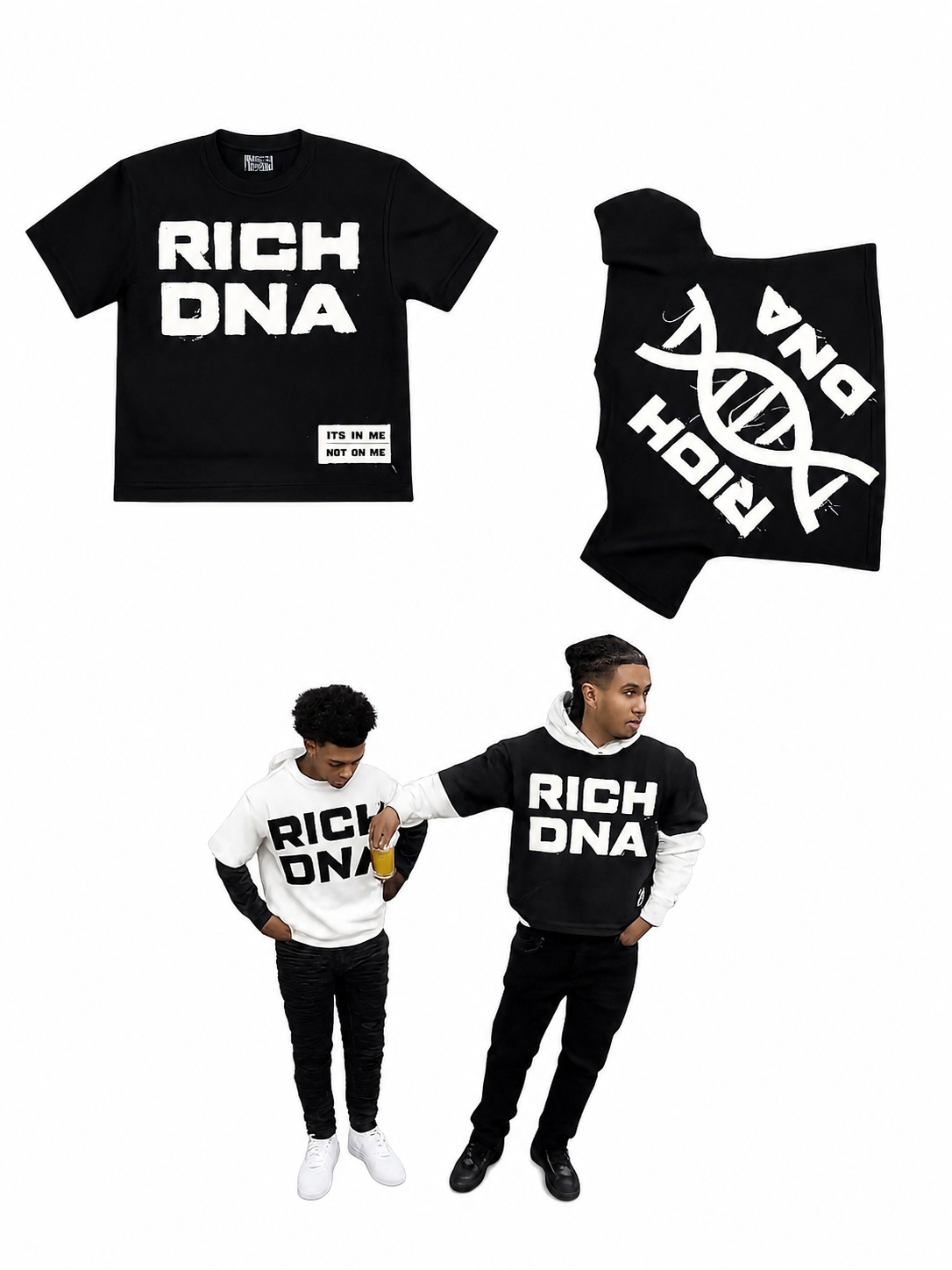 Rich DNA boxy tee